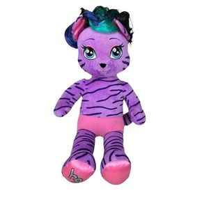 Build A Bear Honey Girls Teegan HG Purple Star 18” Plush Doll Tiger Toy Stuffed